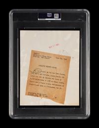 An Original 1945 Honus Wagner and Mel Ott Type One News Photograph (PSA Encapsulated)