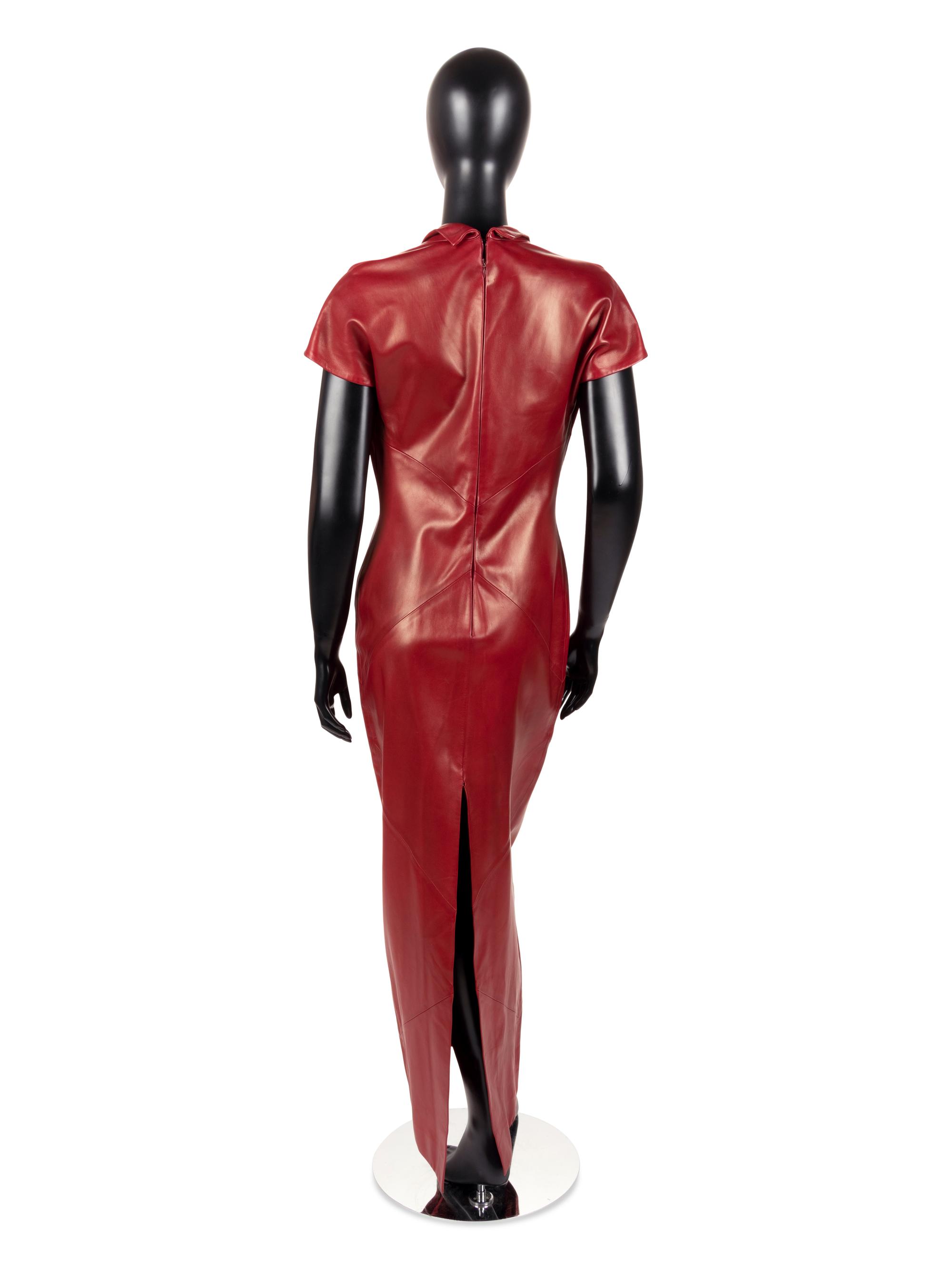 Givenchy Couture Leather Dress, 1990s