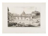 [Prints] Piranesi, Giovanni Battista. Group of 12 Etchings — 1) Veduta dell'atrio del portico