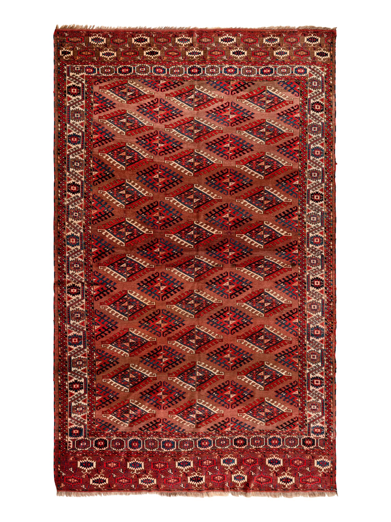 A Turkmen Yomut Wool Rug