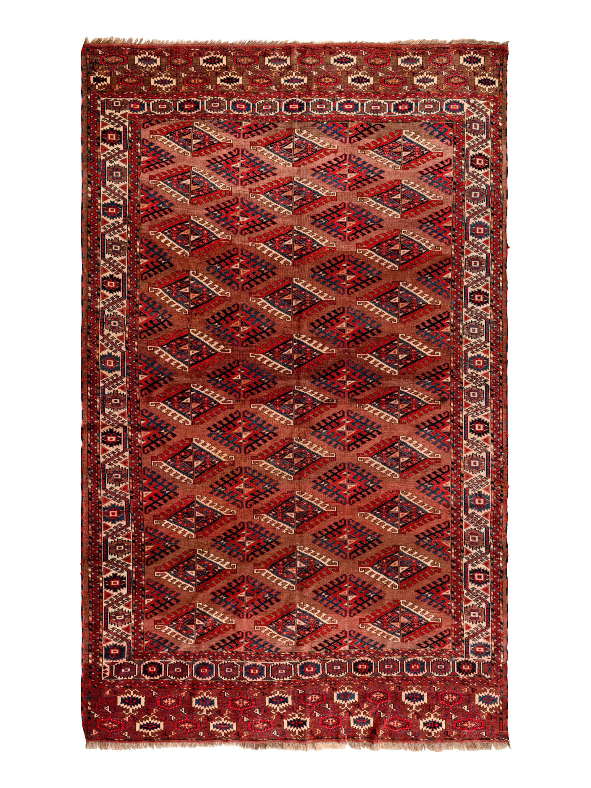 A Turkmen Yomut Wool Rug