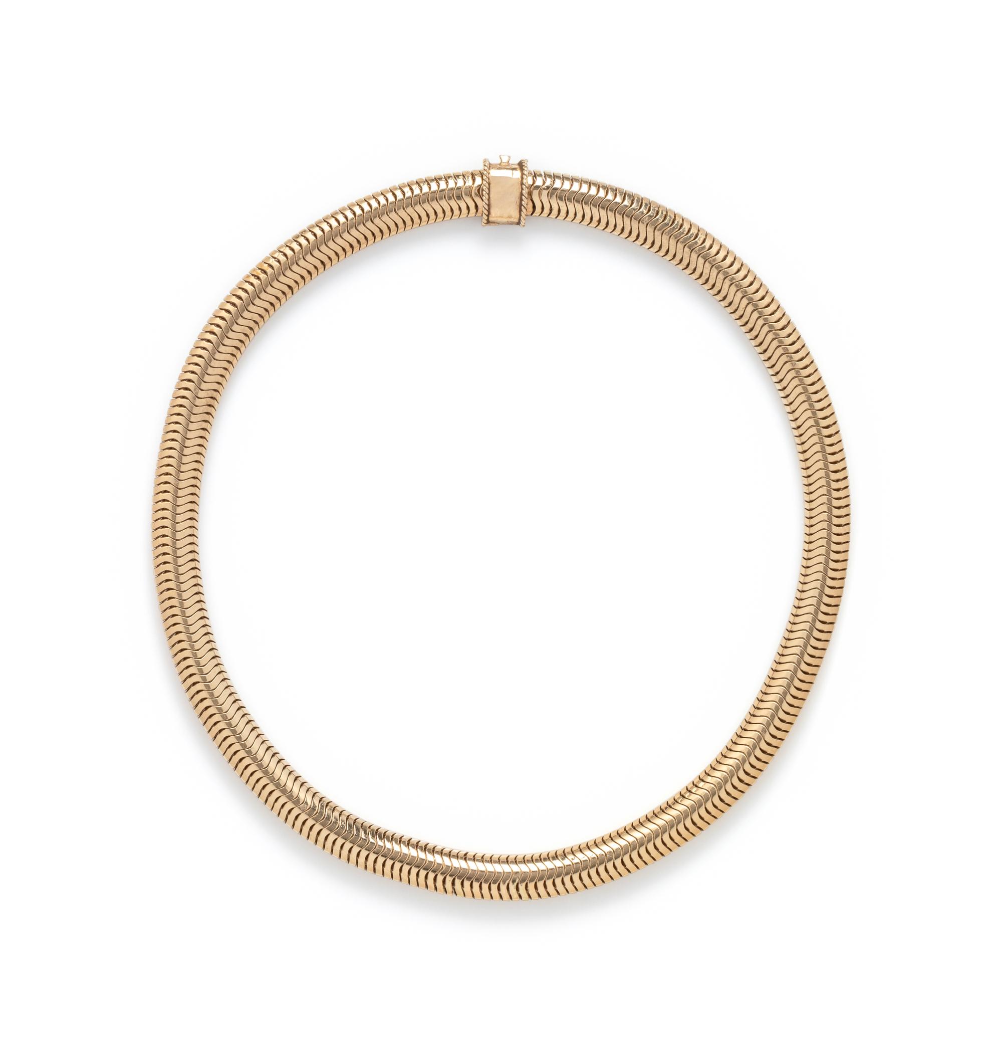 YELLOW GOLD NECKLACE