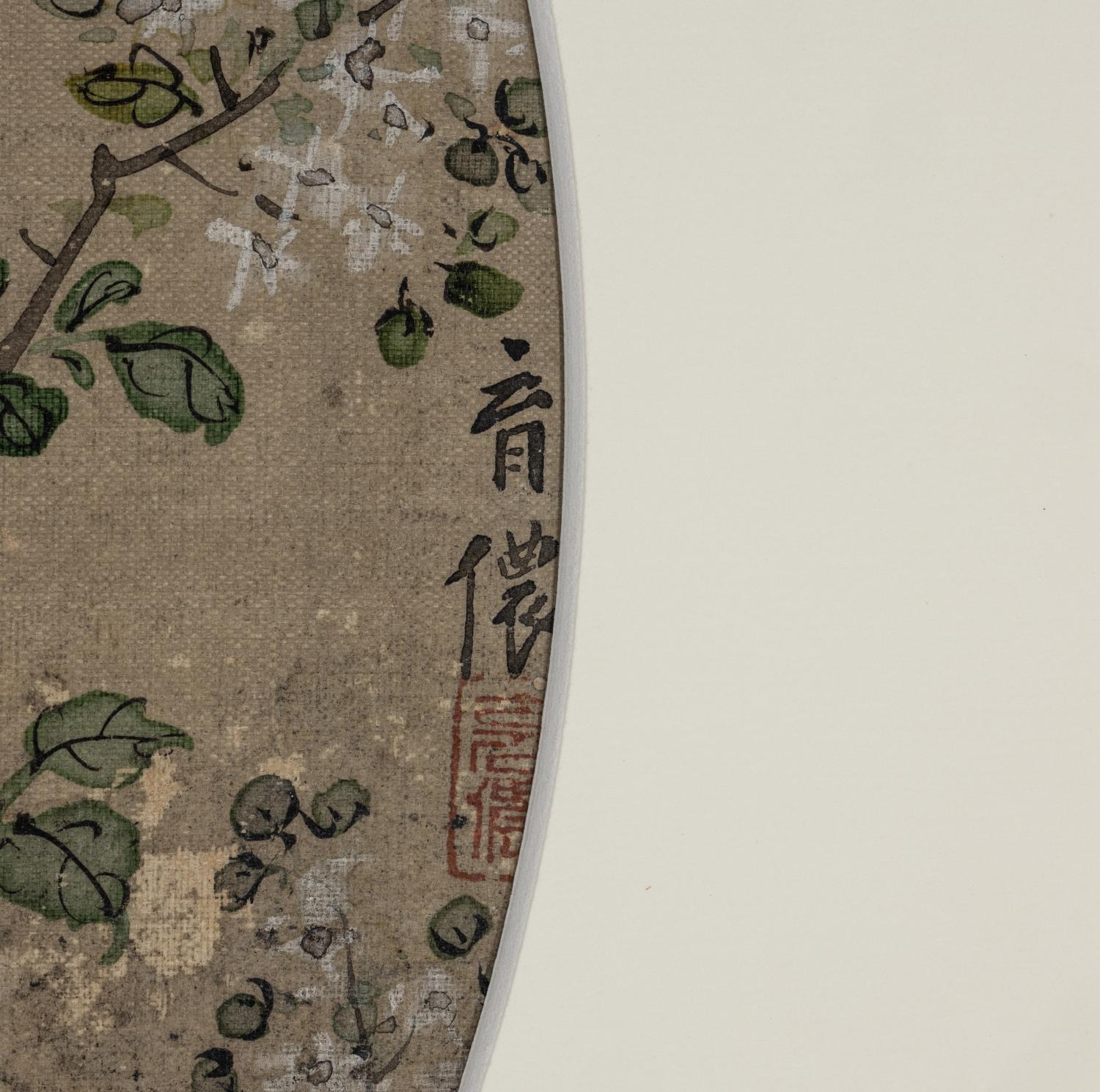 Five Chinese Paintings Depicting Birds and Flowers