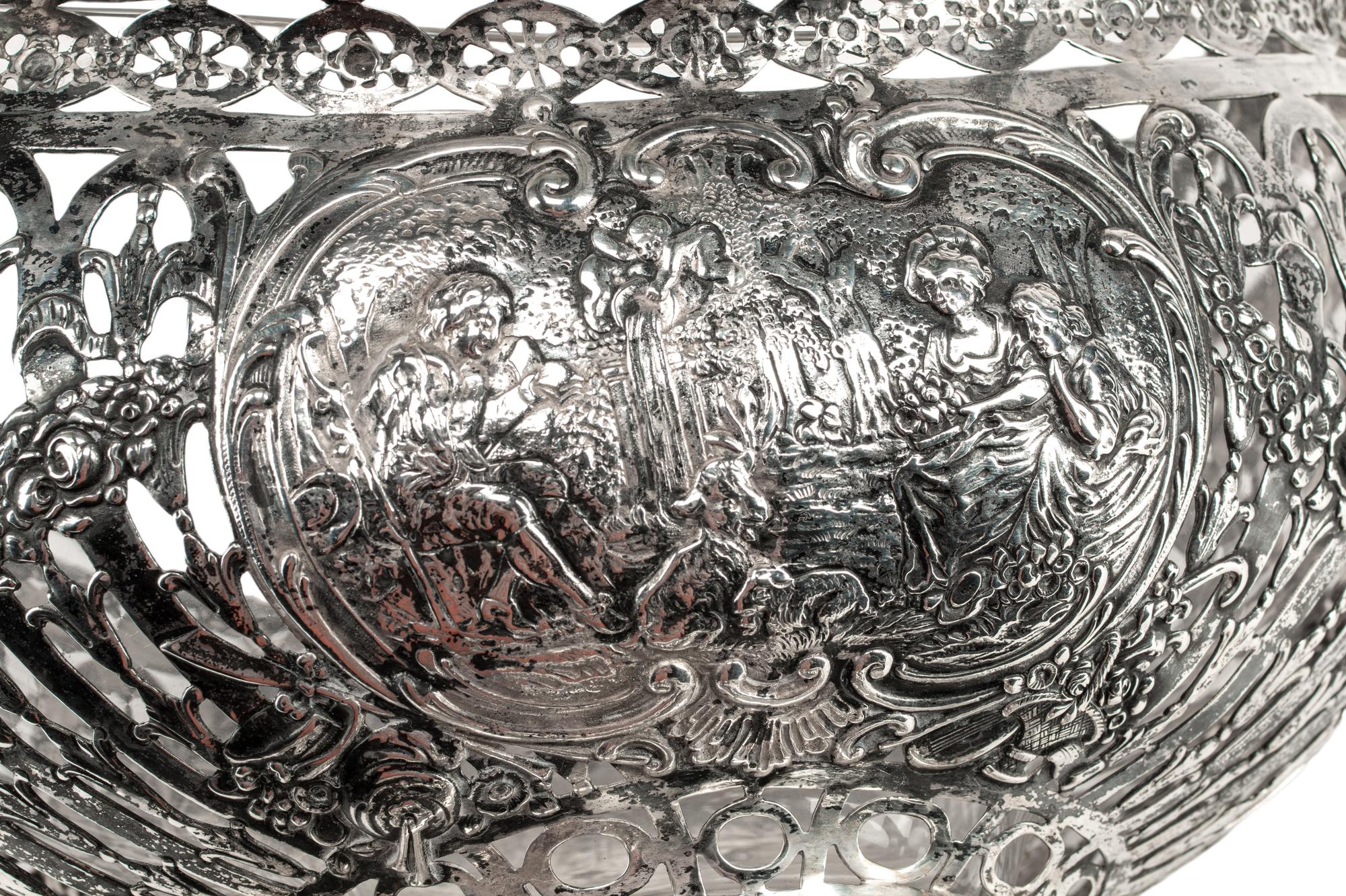 A German Silver Centerpiece Basket