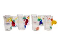 A Set of Eighteen Pauly and Co. Venetian Glass Tumblers