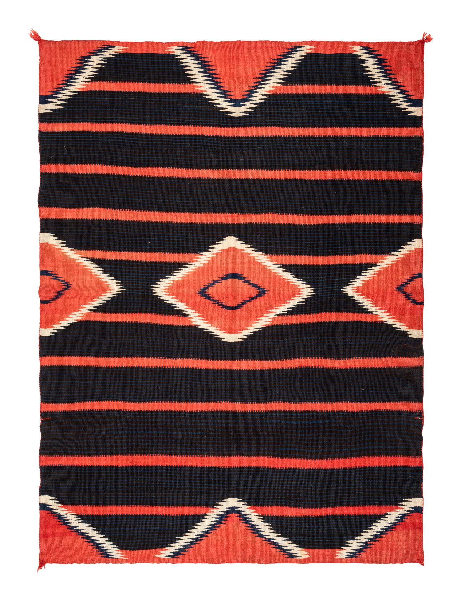 Navajo Late Classic Moki Pattern Serape