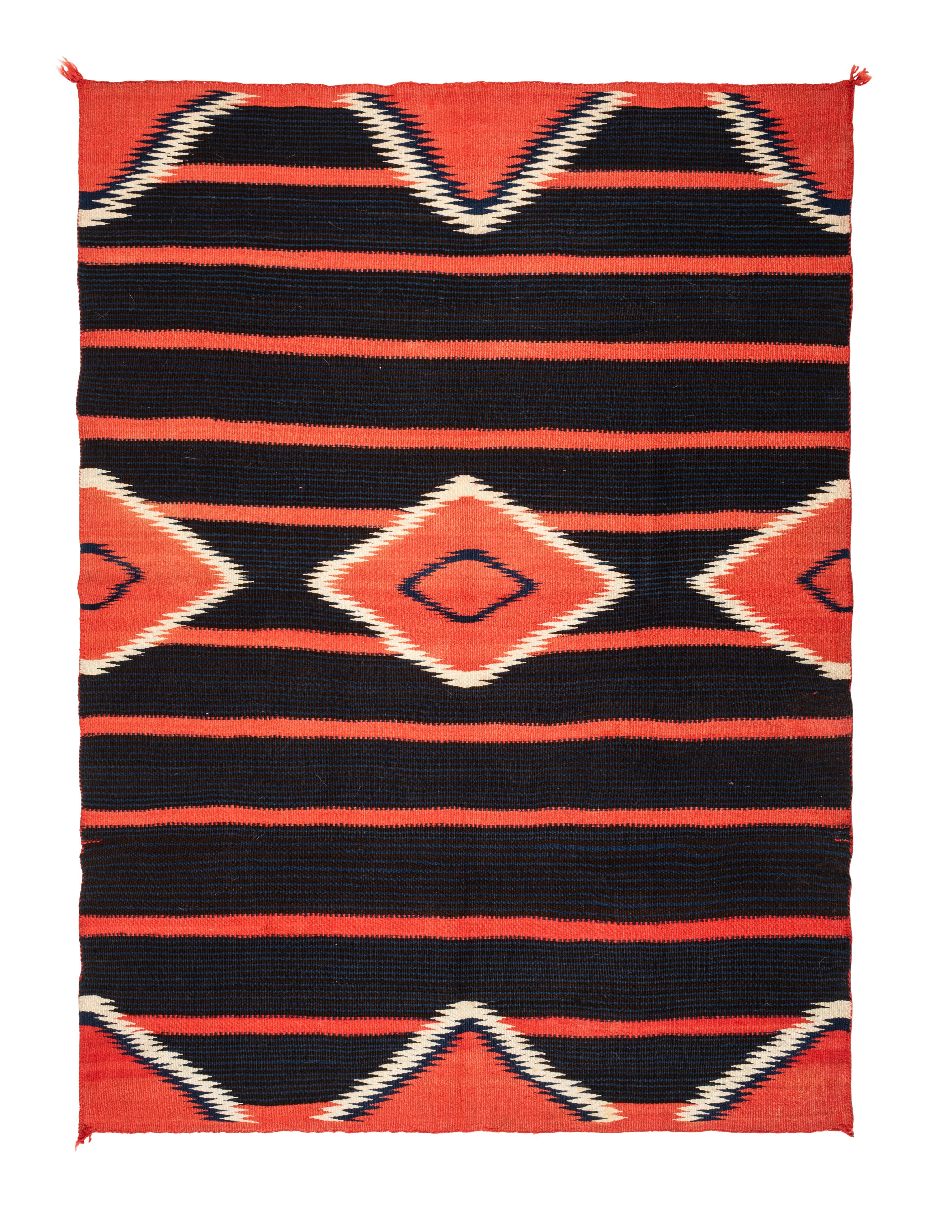 Navajo Late Classic Moki Pattern Serape
