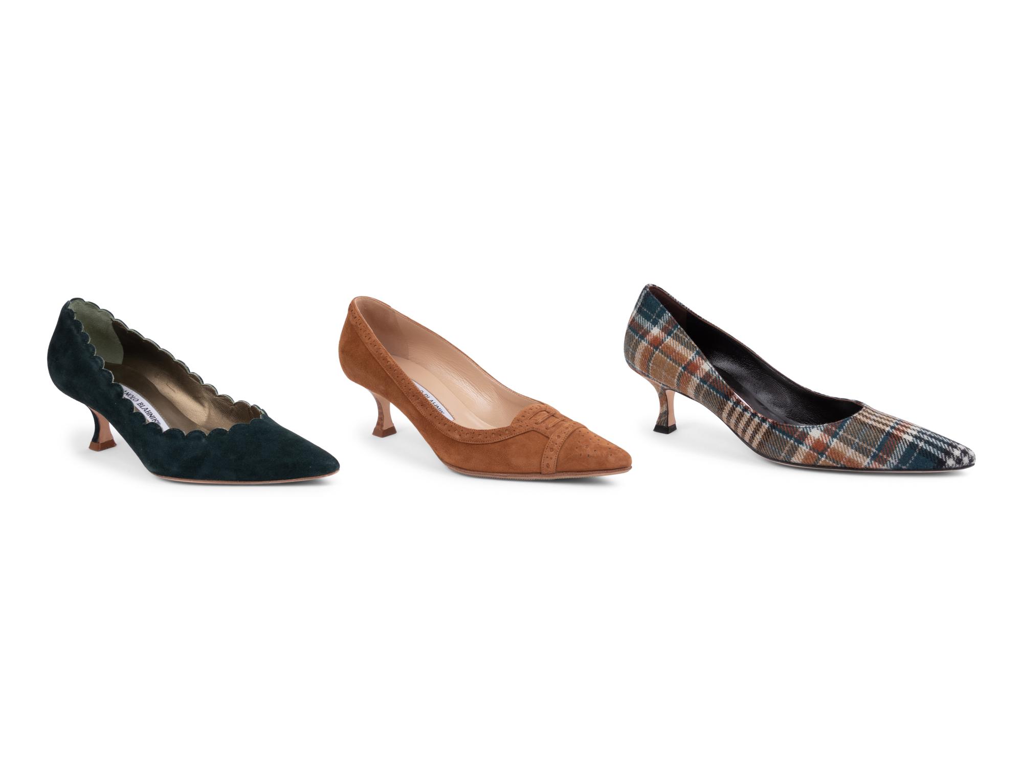 Nine Pairs of Manolo Blahnik Shoes
