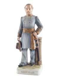 [CIVIL WAR]. A group of 2 Robert E. Lee items, incl. a framed print and statue.