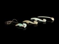 Four Chinese Jade and Jadeite Jewelry