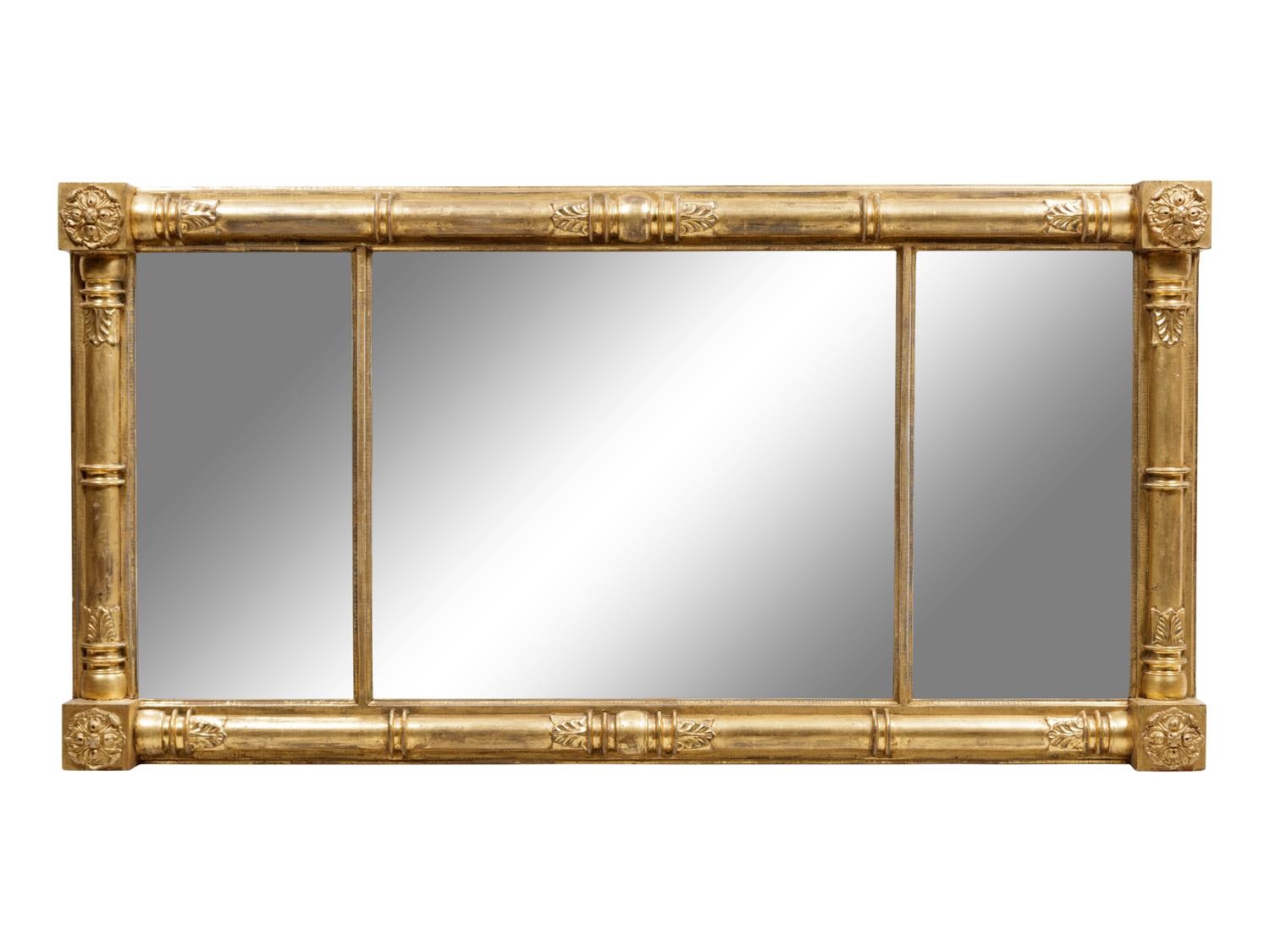 A Classical Giltwood Overmantel Mirror