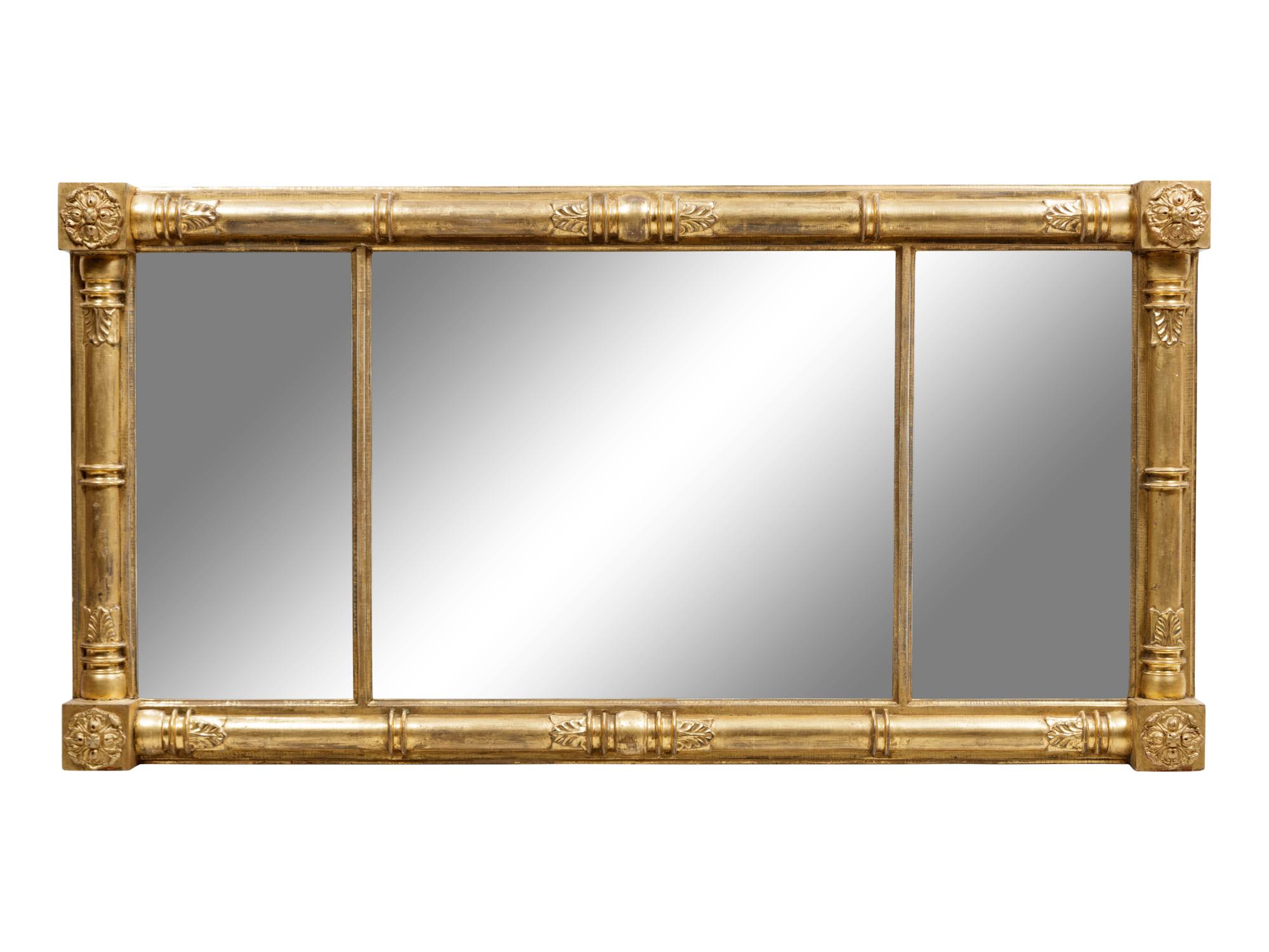 A Classical Giltwood Overmantel Mirror