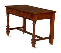 An English Arts and Crafts Style Stained Oak Writing Desk