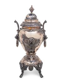 An American Silver Coffee Urn