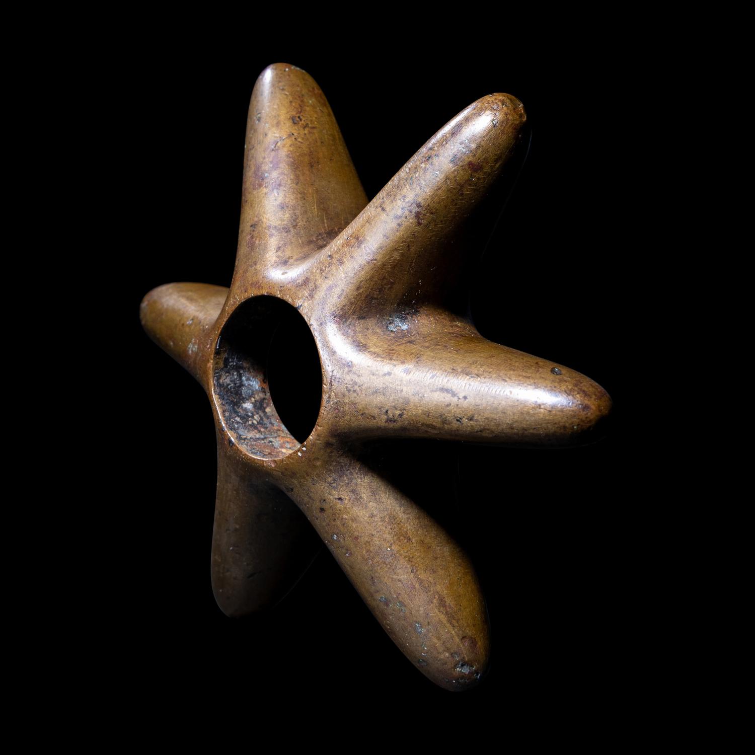 An Inca Bronze Mace Head