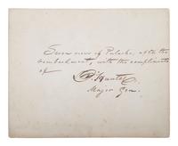 [CIVIL WAR]. HAAS, Philip, Lt., photographer. A group of 7 photographs of Fort Pulaski after the bombardment, inscribed and signed by Major General David Hunter.