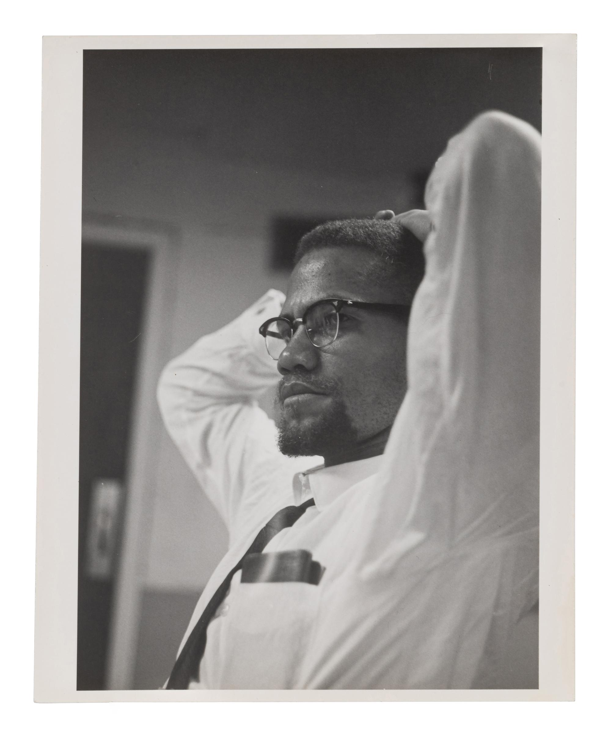 Roy Schatt (1919-2002) Malcolm X, 1964