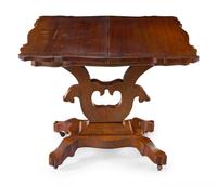 An American Empire Mahogany Game Table