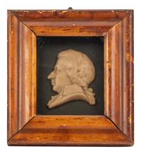 Two English Framed Wax Portraits