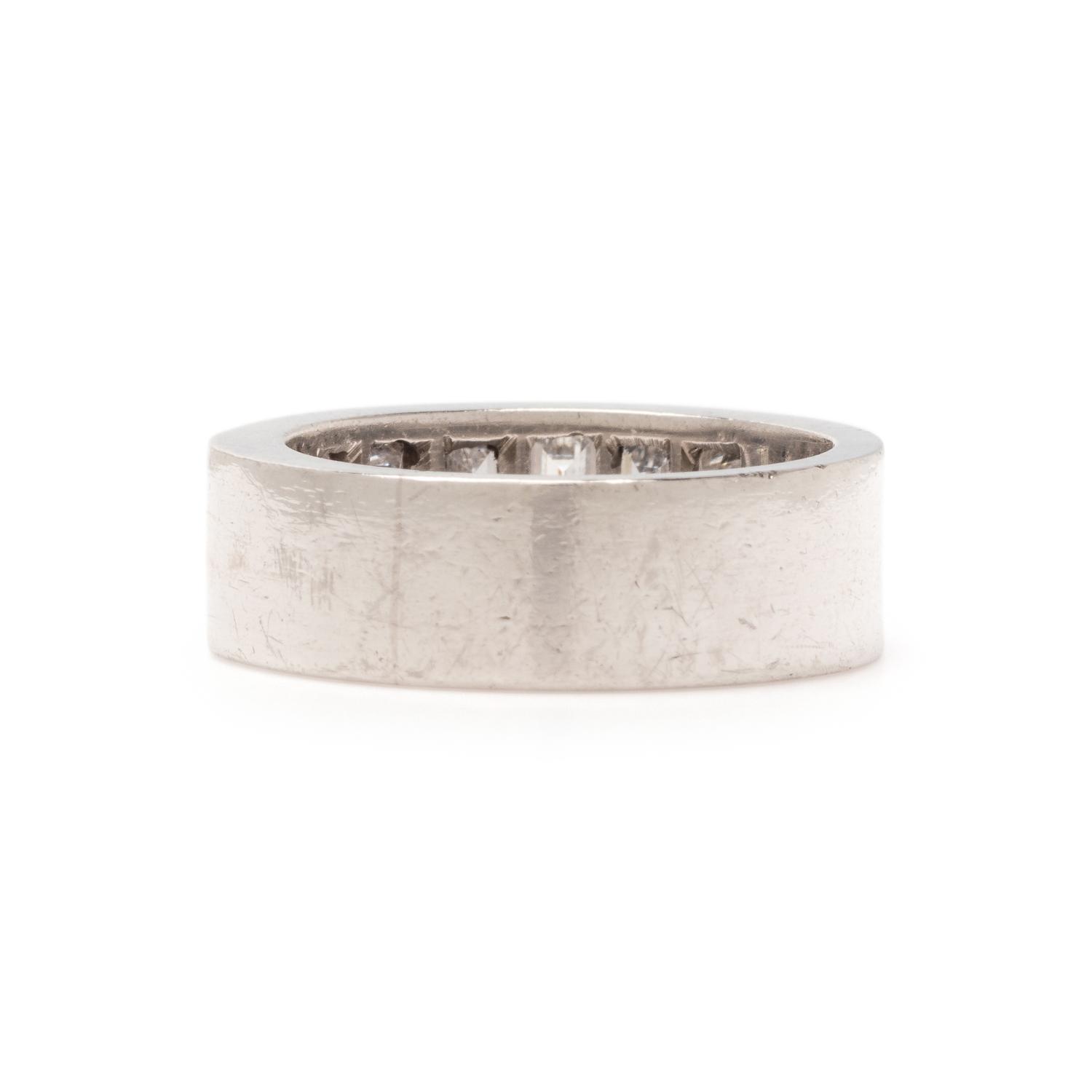 PLATINUM AND DIAMOND RING