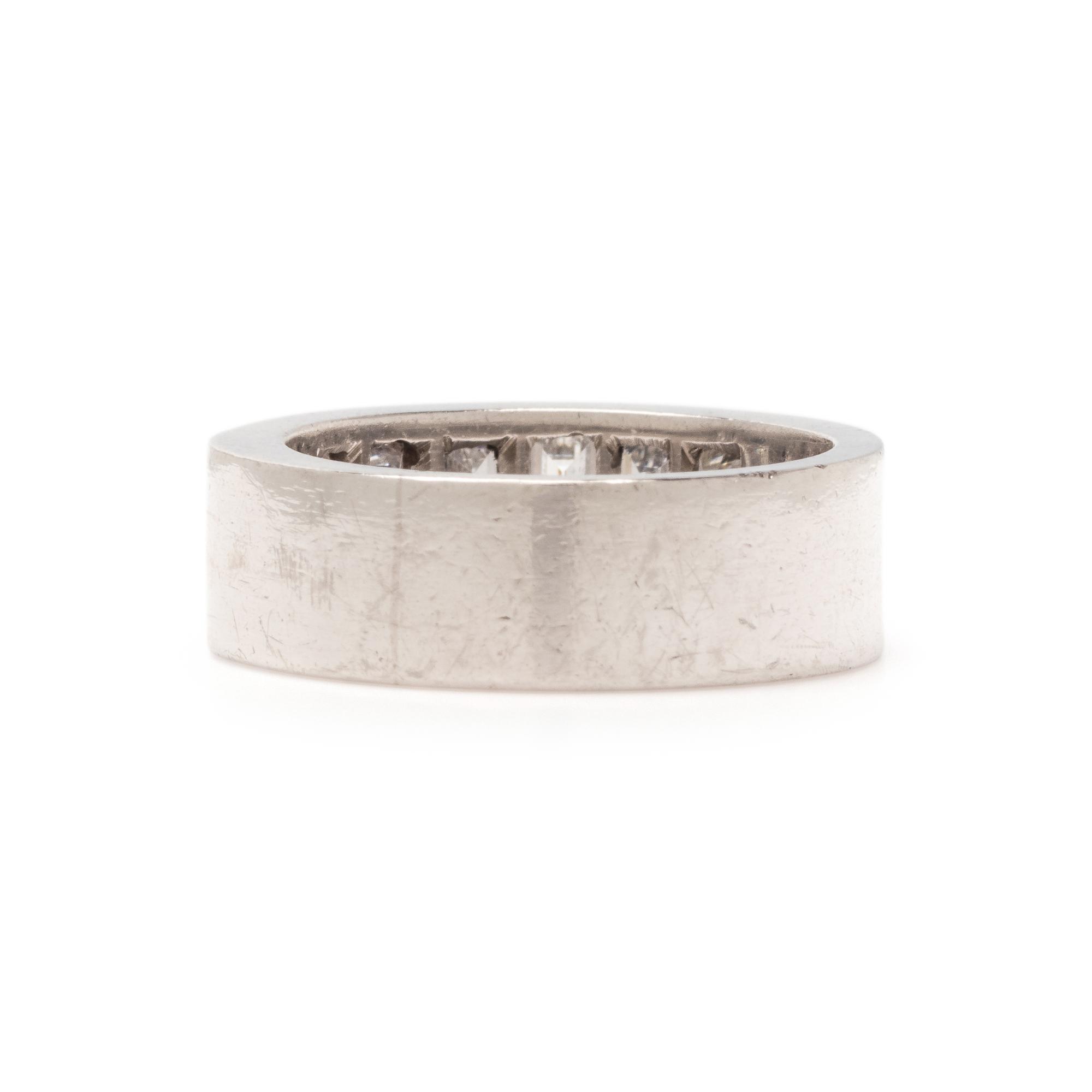 PLATINUM AND DIAMOND RING