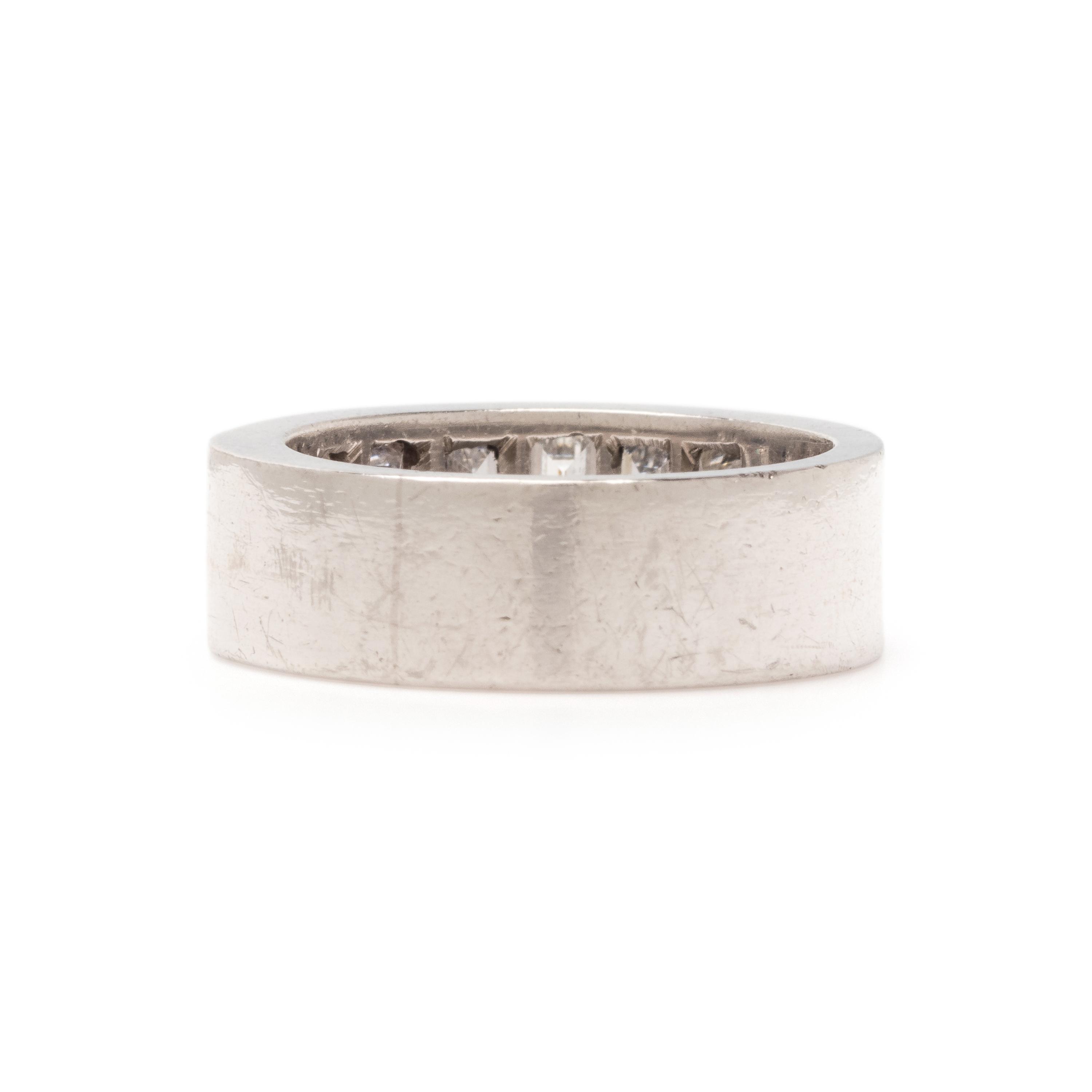 PLATINUM AND DIAMOND RING