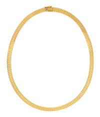 An 18 Karat Yellow Gold Collar Necklace, 18.60 dwts.