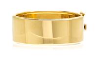 A 14 Karat Yellow Gold Bangle Bracelet, 24.00 dwts.