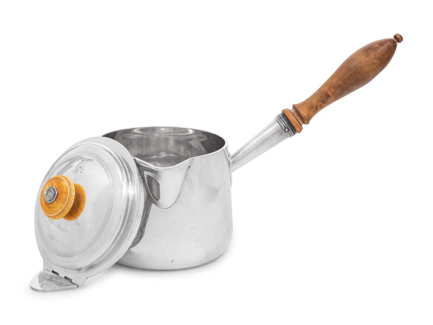 A George IV Silver Covered Saucepot