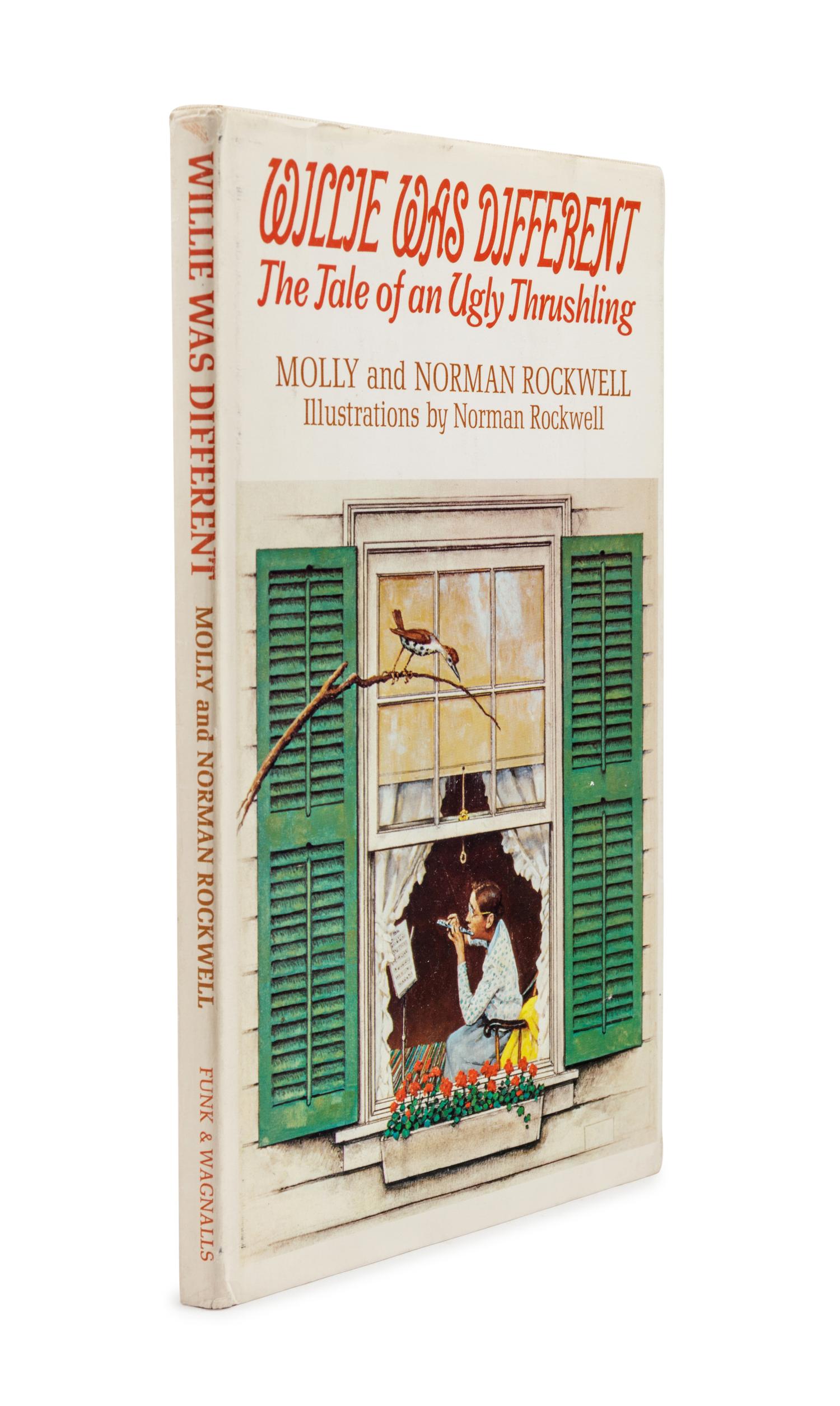 [CHILDREN'S BOOKS]. ROCKWELL, Molly (1896-1985) -- Norman ROCKWELL (1894-1978). Willie Was Different: The Tale of an Ugly Thrushling . New York: Funk & Wagnalls, 1969.