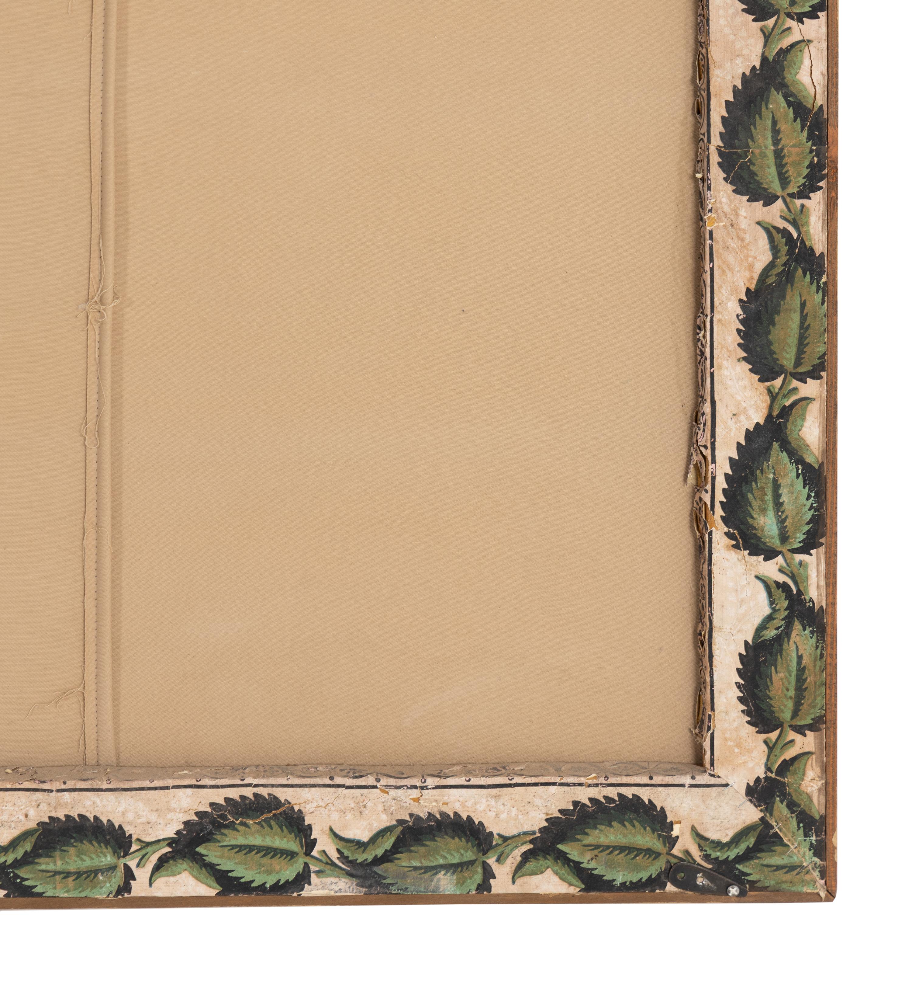 A French Scenic Wallpaper Depicting Palazzo Vinadio