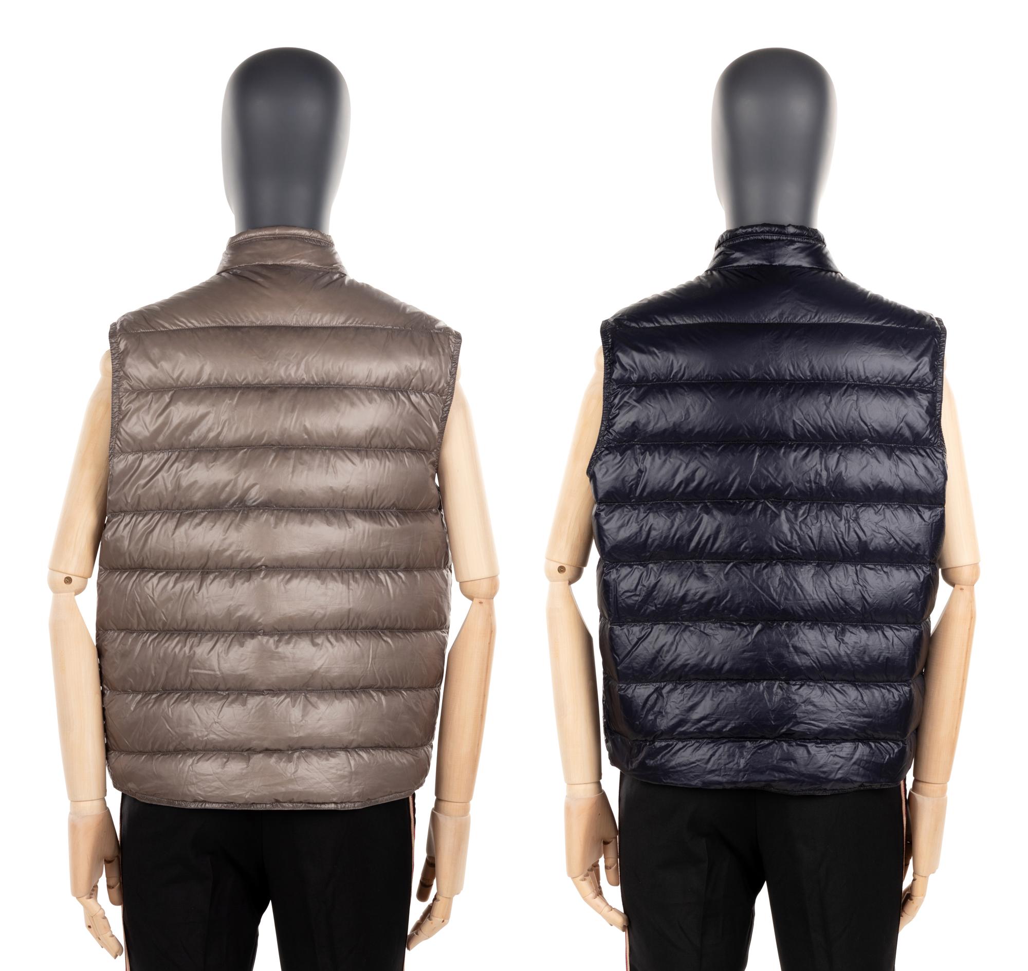 Two Moncler Vests, c. 2015 — BNY 230, 231