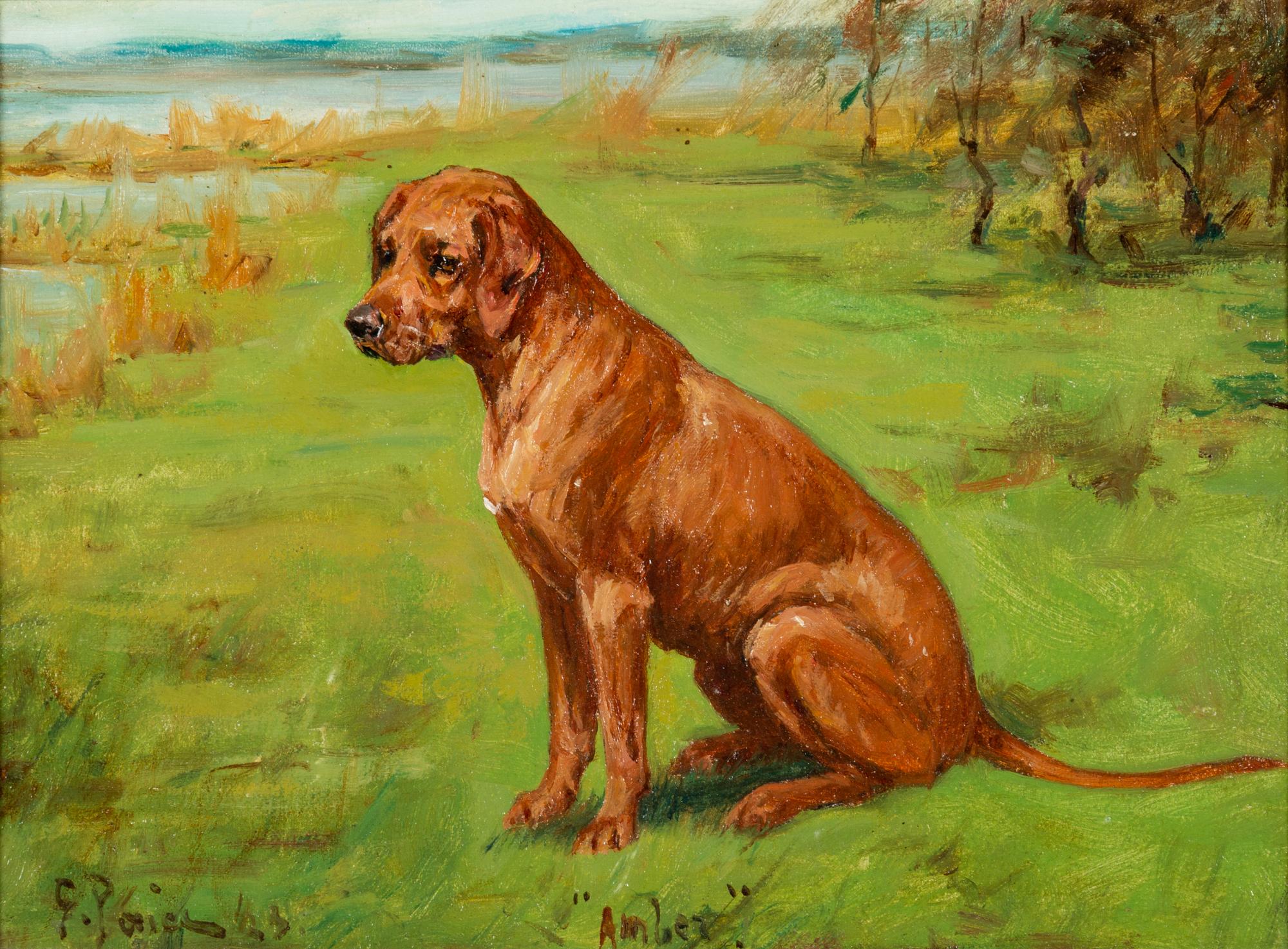 Four Paintings of Dogs