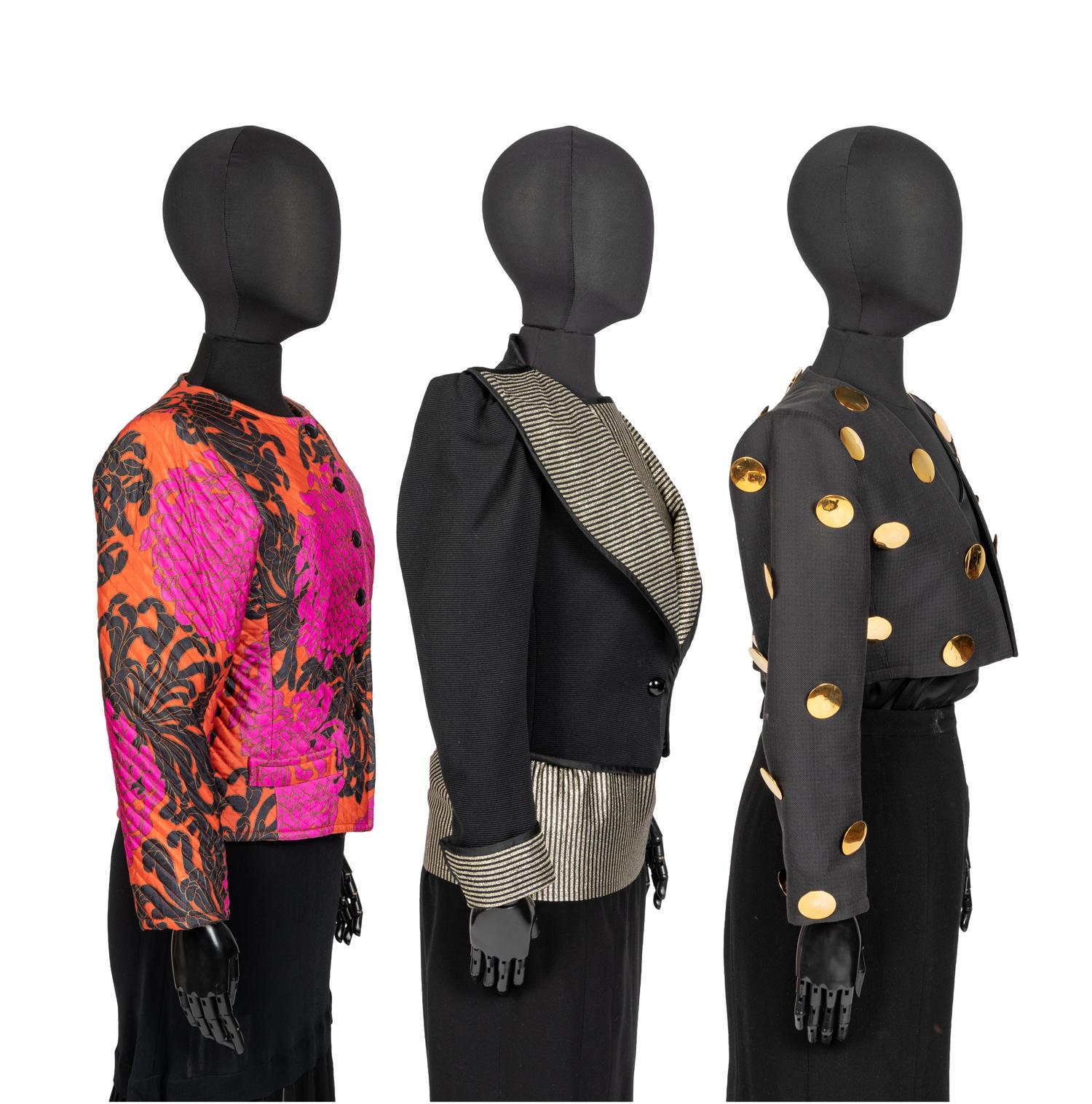Four Saint Laurent Rive Gauche Items: Three Jackets & One Top, 1980s