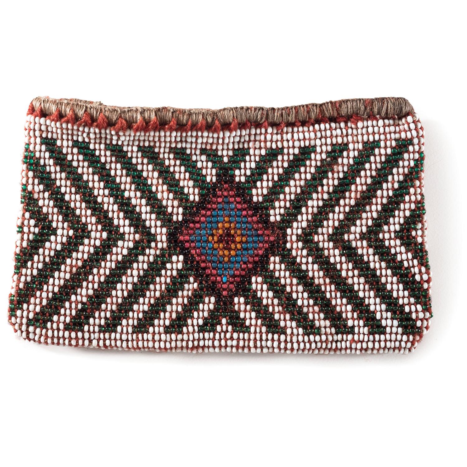Meskwaki-style Beaded Charm Bag