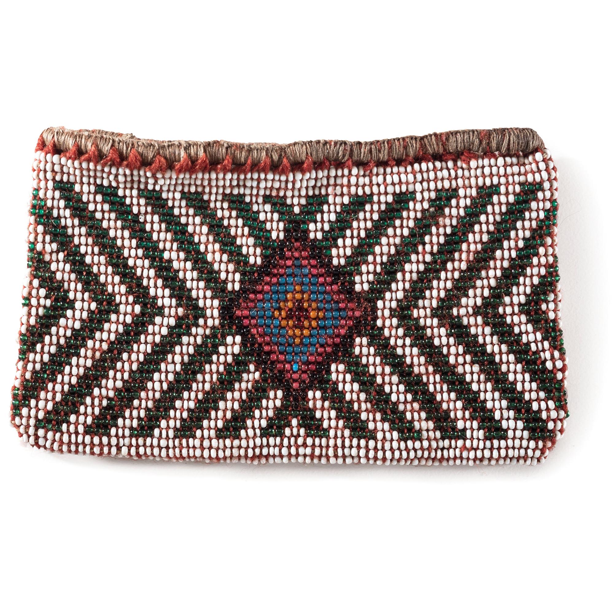 Meskwaki-style Beaded Charm Bag