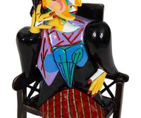 Seated Cubist Woman