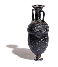 An Attic Black-Glazed Amphoriskos
