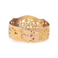 Two Yellow Gold 'Doris' Bangle Bracelets