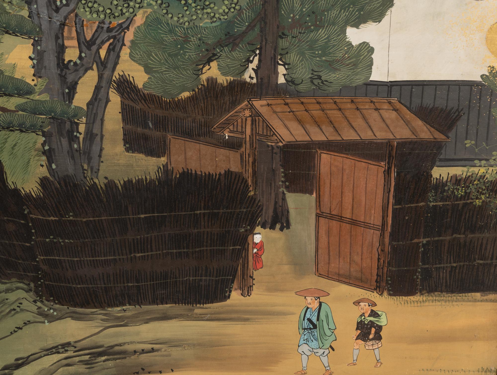 A Japanese Six-Panel Screen