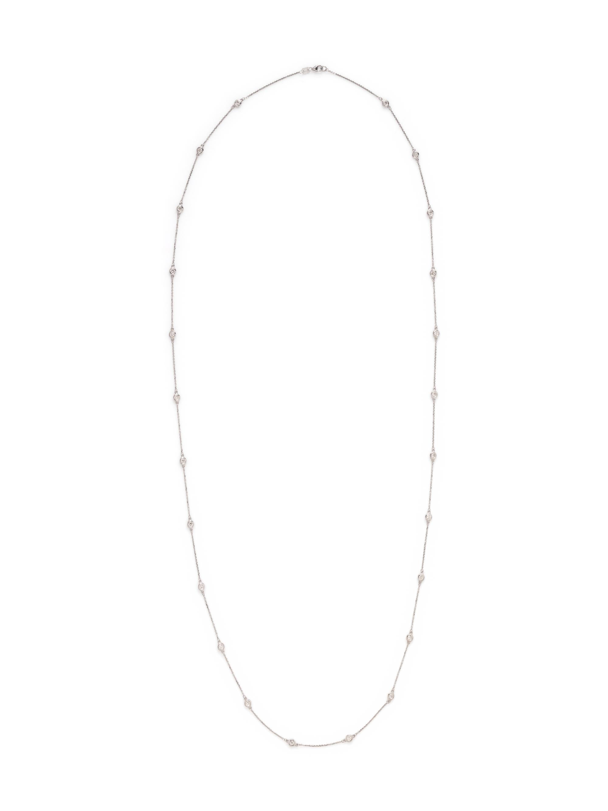 DIAMOND STATION NECKLACE