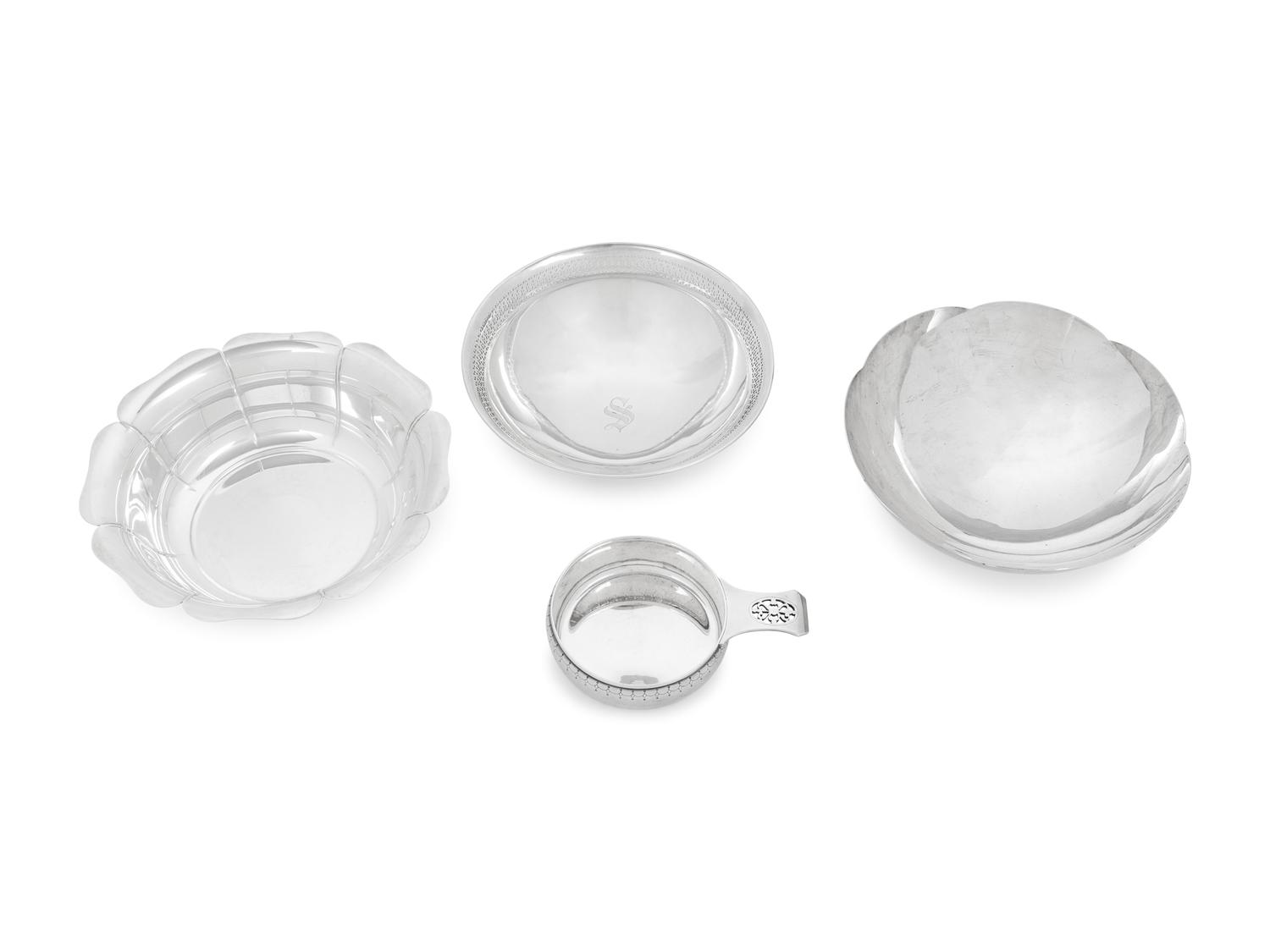 A Group of Four Tiffany and Co. Silver Table Articles