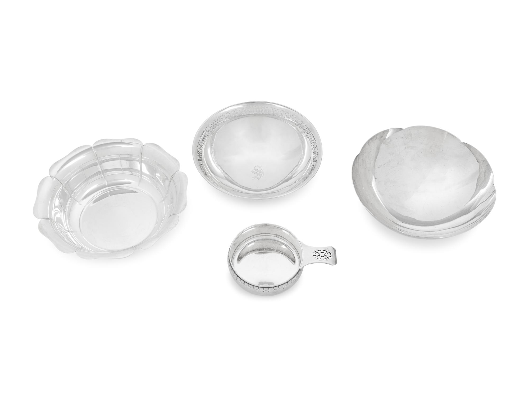A Group of Four Tiffany and Co. Silver Table Articles