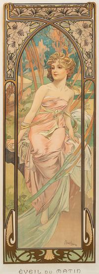 Alphonse Mucha, (Czech, 1860-1939), Éveil du Matin