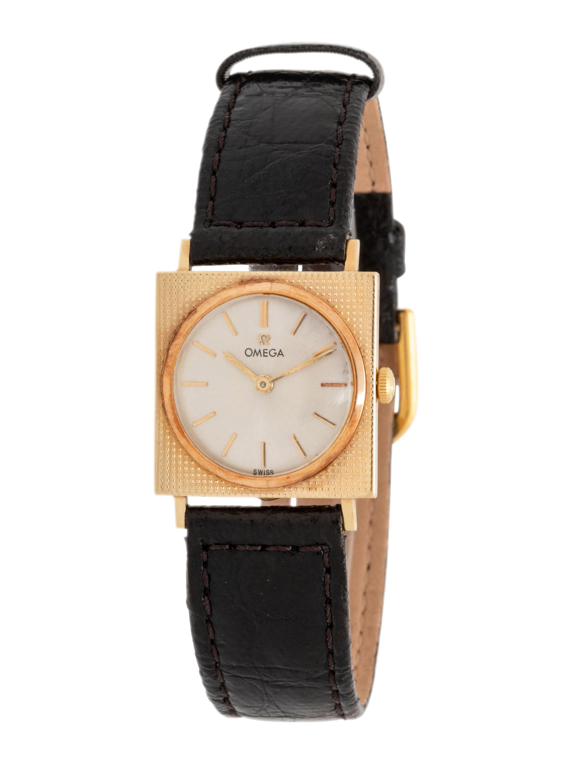 OMEGA, 14K YELLOW GOLD WRISTWATCH