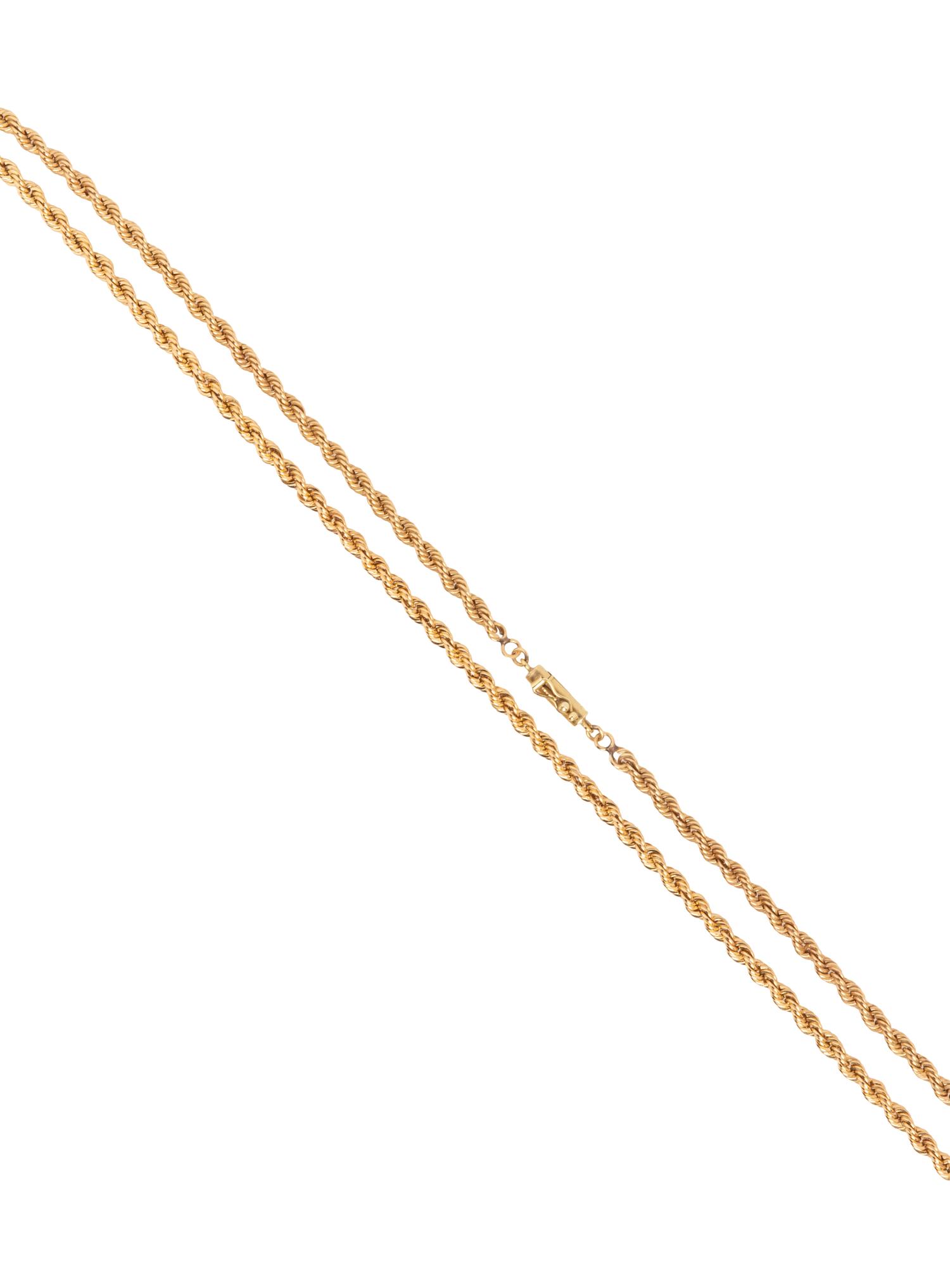 YELLOW GOLD NECKLACE