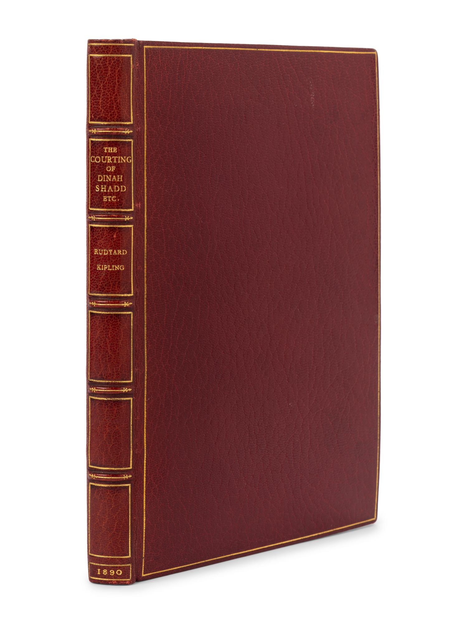 KIPLING, Rudyard (1865-1936). The Courting of Dinah Shadd. New York: Harper & Brothers, 1890.