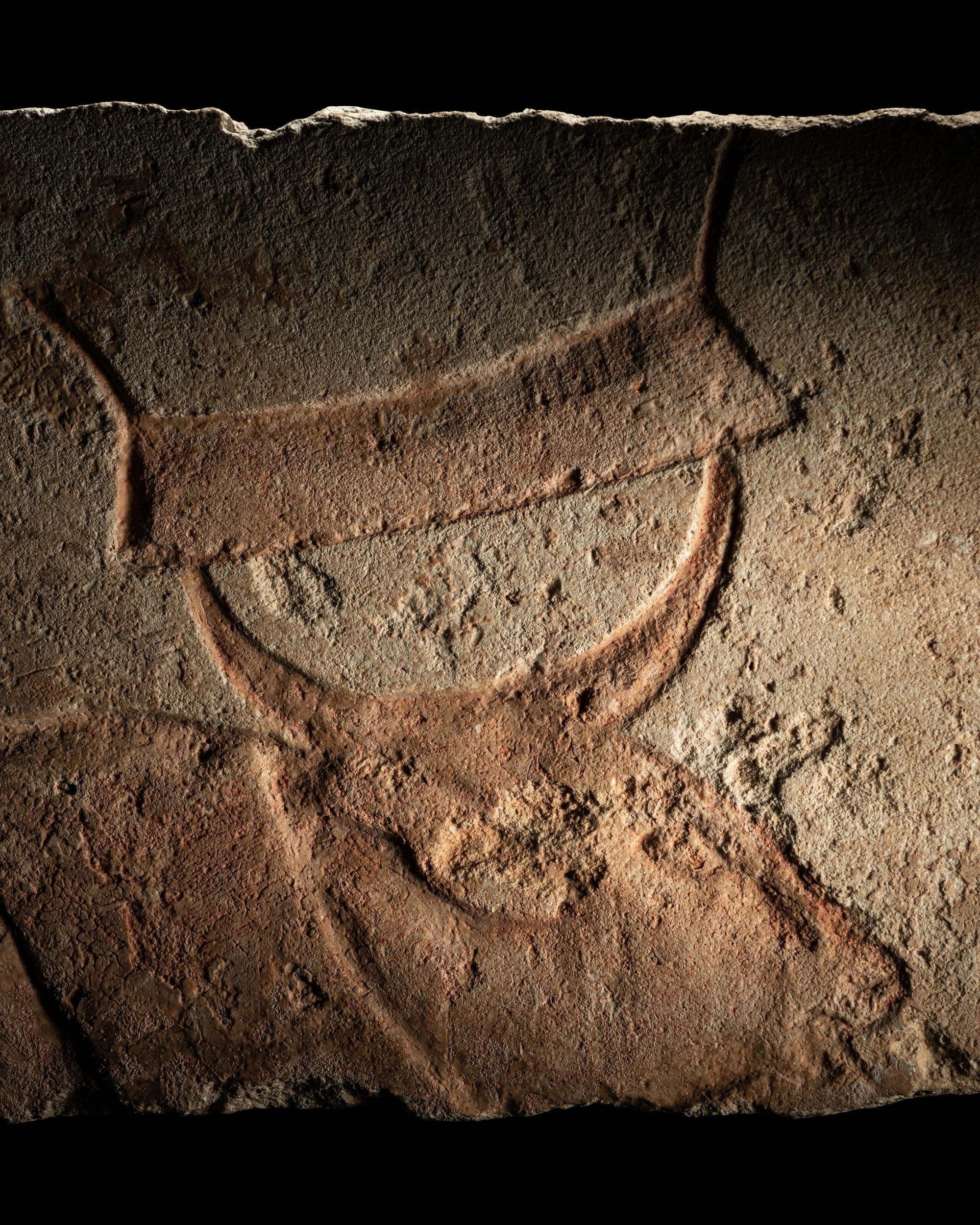 An Egyptian Limestone Relief