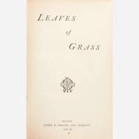 [Literature] (Whitman, Walt) Leaves of Grass