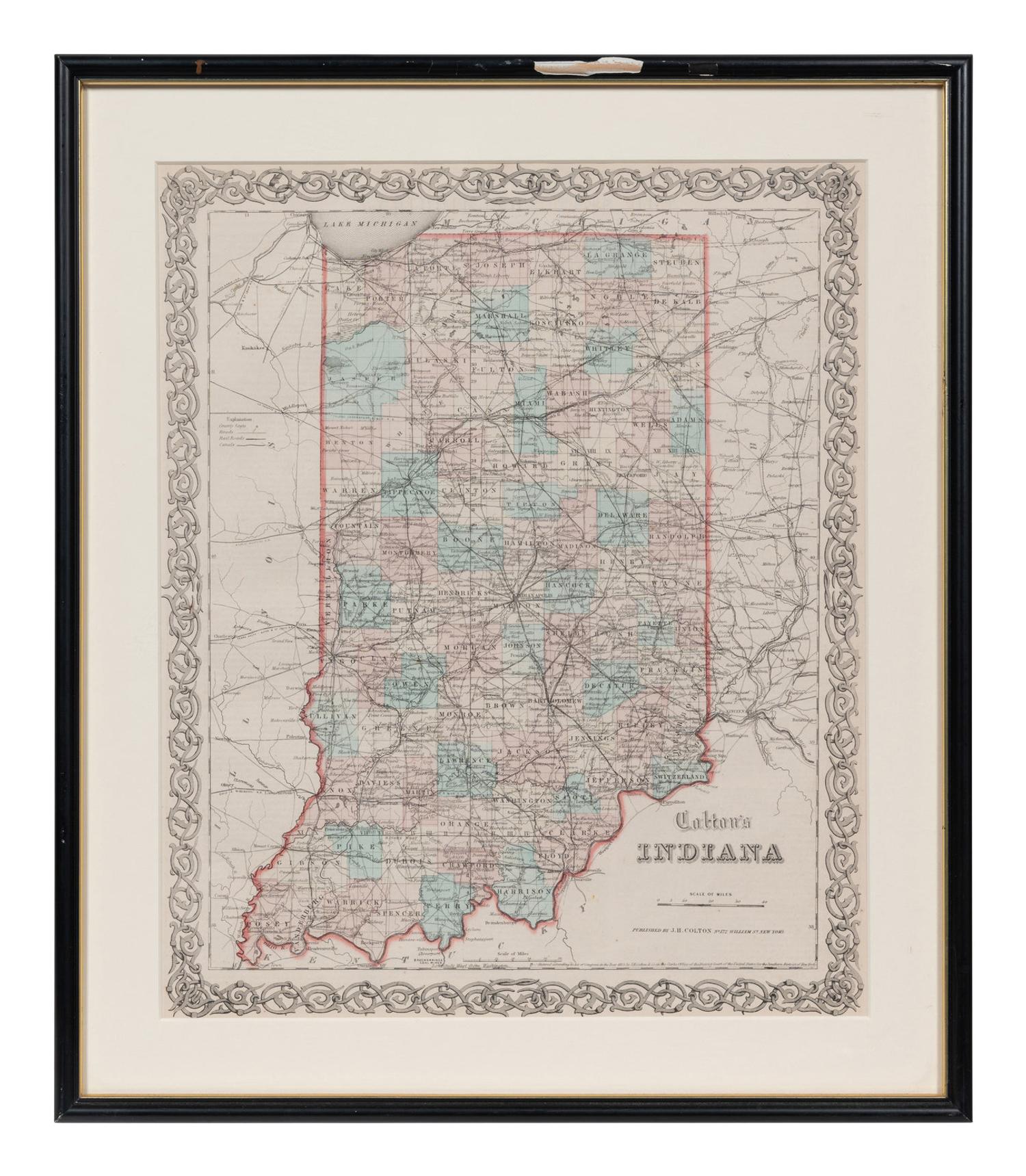 A Group of Five Maps of the Midwest